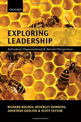 Book's Cover ofExploring Leadership Individual Organizational and Societal Perspectives