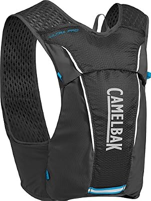 CAMELBAK Ultra Pro Vest Gilet, Mixte, Ultra Pro Vest, Black/Atomic Blue S, 0.5