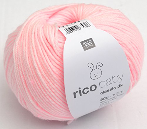 Rico Baby classic dk Fb. 04 - rosa Babywolle zum Stricken und Häkeln
