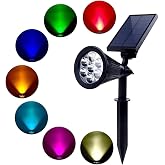 Greentech G&uuml;neş Enerjili Renk Değiştiren 7 Ledli Bah&ccedil;e Aydınlatma/GT-SL04