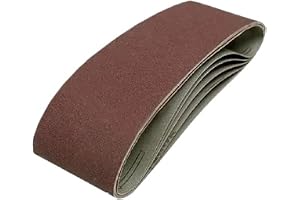 Slipband, Slipband 7 st 533x75 mm Multi-Grit Röd for trä Metallbandslip(400)
