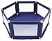 TikkTokk Pokano Fabric Playpen/Mat (Hexagonal, Blue)