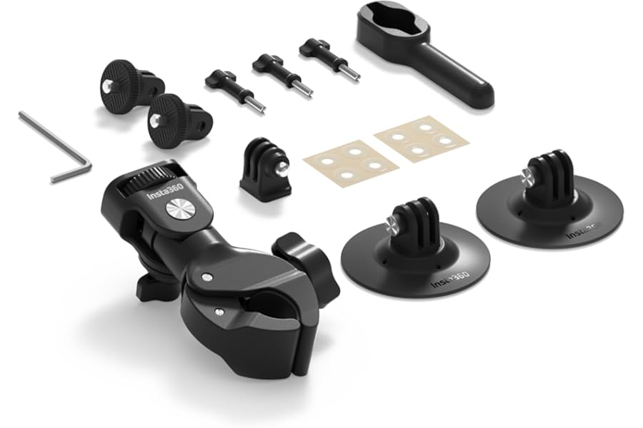 Insta360 Motorcycle Bundle Compatible with Ace Pro/Ace/GO 3/X3/ONE RS/ONE X2/ONE X
