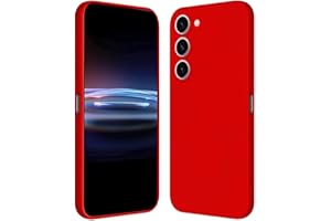 RankOne Etui do Samsung Galaxy S23 / Samsung S23 Plus (6,6" Inches) Miękkie silikonowe etui TPU - czerwone Chiny