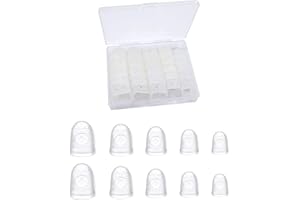 LICHUANUK Silicone Manga De Dedo 25 Piezas De Guitarra De Guitarra Y Punta De Los Dedos Protector contra Protección del Dedo Antideslizante para Instrumentos De Cuerda
