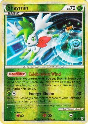 Preisvergleich Produktbild Pokemon - SHAYMIN (8) - HS Unleashed - Holofoil