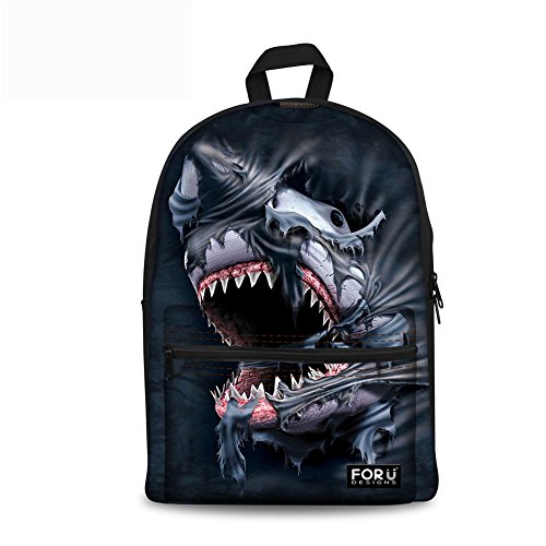 Preisvergleich Produktbild CHAQLIN Schulrucksack, hai (mehrfarbig) - CHAQLIN