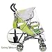 MTURE Full Coverage Universal Pushchair Stroller Buggy Rain Cover for Baby Outdoor Travel,PVC free -Transparent