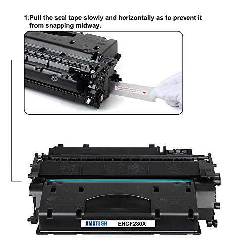 Amstech kompatibel CF280X 80X Schwarz Toner kartusche replacement fuer HP LaserJet Pro 400 M401a M401d M401n M401dn , LaserJet Pro 400 MFP M425dn M425dw, 6900 Seiten - 3