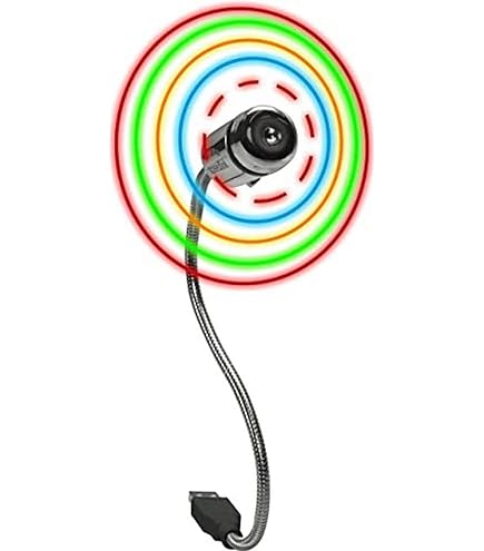 Huiheng USB LED-flu00e4kt, Mini LED-klockflu00e4kt Med Flexibel Svanhalk, Personlig Tyst Laptop-flu00e4kt USB-driven Fu00f6r Hemmakontor Huiheng USB LED-flu00e4kt, Mini LED-klockflu00e4kt Med Flexibel Svanhalk, Personlig Tyst Laptop-flu00e4kt USB-driven Fu00f6r Hemmakontor