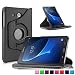 Produktbild Infiland Samsung Galaxy Tab A 7.0 Hülle Case - PU Ledertasche lederhülle 360° Drehbarer Stand Cover Case Schutzhülle Tasche Etui für Samsung Galaxy Tab A 7.0 17,8 cm SM-T280 (7 Zoll)Tablet-PC(Schwarz)
