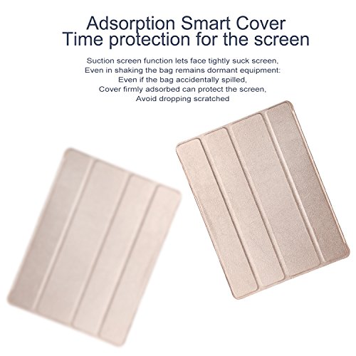 H  lle f  r iPad 2   iPad 3   iPad 4 CICMOD   Smartcover Case Tasche Schutzh  lle Etui Auto Aufwachen Schlaf Funktion mit Multi St  nder und Anti-Sto 