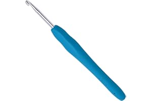 SUVSOON 4mm Crochet Hooks Crochet Knitting, Ergonomic Soft Handles Crochet Hooks for Arthritic Hands, Light and Comfortable Crochet Tool,Crochet Tool for Knitting Suitable for Beginners (4.0mm)
