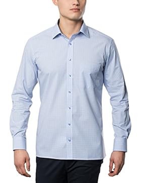 ETERNA long sleeve Shirt COMFORT FIT Poplin checked