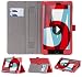 Produktbild Huawei MediaPad M5 10.8 Hülle, TopACE Hochwertigem PU-Leder Hülle Folding Cover Bookstyle Eingebautem Ständer Standfunktion Lederhülle Schale Für Huawei MediaPad M5 10.8 (Rot)