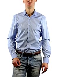 CR7 CRISTIANO RONALDO Hemd CR7 Shirt Slim fit - Camiseta/Camisa deportivas para hombre, color Azul, talla XL