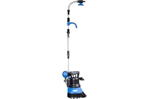 Güde Pompa sommergibile GFP 5201 (350 W, 5200 l/h, altezza massima di mandata/profondità di immersione 11 m/7 m, ruota in noryl, cavo di collegamento da 10 m, dimensione grana: 3 mm, interruttore