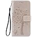 Produktbild Nancen Tasche Hülle für Sony Xperia M5 (5,0 zoll) Flip Schutzhülle Zubehör Lederhülle mit Silikon Back Cover PU Leder Handytasche im Bookstyle Stand Funktion Kartenfächer Magnet Etui Schale