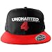 Produktbild Offizielles Lizenzprodukt Uncharted 4 Einstellbare Größe Snapback Kappe (Schwarz/Rot)