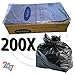Produktbild Taha®-200: schwarz Tasche Heavy Duty Refuse Sack Mülleimer Abfallbeutel 18 x 29 x 39 Pegasus