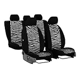 Dank der Reißverschlüsse auf der Rücksitzbank passt es zu allen Sitzaufteilungen, sie verfügen über zertifizierte Airbag Nähte die die Seitenairbags einwandfrei funktionieren lassen