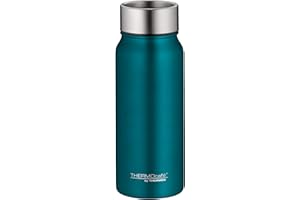 THERMOcafé by THERMOS TC DRINKING MUG teal mat 0,50l, Thermobecher Edelstahl, Isolierbecher, Kaffeebecher to Go Thermo, auslaufsicher, 9h heiß & 18h kalt, spülmaschinenfest, BPA-frei
