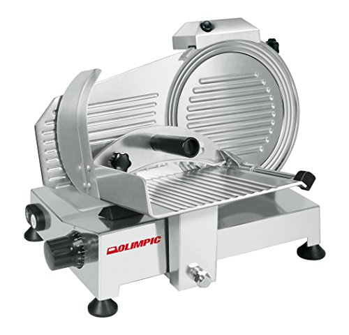 Olimpic 53132 Aufschnittmaschine Evolution 220, 160 Watt, Aluminium gebürstet