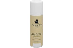 Famaco Dark Brown Suede & Nubuck Liquid Renovator 75ml. Suede Colour Restorer