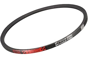 Kozelo Cinghie a V Spz-630 - [Lunghezza Passo 630 Mm x Larghezza 10 Mm x Spessore 9 Mm] Cinghia di Trasmissione in Gomma per Uso Nella Trasmissione di Potenza, Nera