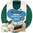 Carbeth Plants - Mushroom Growing Kit White Button - Grow Your Own Beginner Friendly Mushroom Educational Kit - Easy to Use Gardening Gift - Ready to Grow Tasty Produce for Cooking