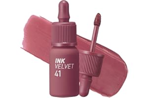 Peripera Ink the Velvet Lip Tint - High Pigment Color, Longwear, Weightless, Not Animal Tested, Gluten-Free, Paraben-Free (41 COOL OFF ROSY, 4g)