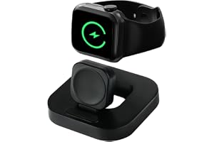 Flintronic Vikbar trådlös iWatch-laddare, bärbart iWatch-laddningsstativ med USB-kabel, Apple Watch-laddningskabel med docka