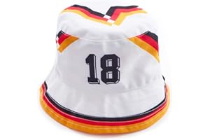 Classic Football Shirts Euro 88' West Germany Home Bucket Hat #18 (Klinsmann)
