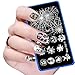 Oyedens 1PCS Halloween Nail Art Manicure Template Plate Image Stamp Stamping Plates DIY Tools