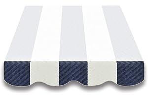 Home & Trends Awning Valance Awning Cover Replacement Fabric Polyester Dimensions 3 x 0.23 m 24 Awning Fabrics Ready Sewn with Bordeux (SPD020)