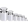 TERRIFI 7 Pack Calibration Weights,Scale Calibration Weight Set 1g 2g 5g 10g 20g 50g 100g,Carbon Steel Small Weight,Scale Weights for Digital Scale,Gram Scale Balance,Jewelry Scale Silver Color