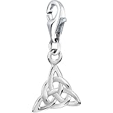 Nenalina goldener Hufeise Karabiner Charm Anhänger für Bettelarmband