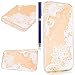 Produktbild FESELE Silikon Schutzhülle für [Samsung Galaxy A5 2017] Silikon Tasche Handy Cover Schutzhülle Dünn Transparent, Samsung Galaxy A5 2017 Bunt Niedlich Kreative Muster Malerei Weich TPU Case Durchsichtig Crystal Case Tasche Flexible Soft Back Cover Gummi Telefonkasten Kratzfeste Scratch-Resistant Etui Bumper für Samsung Galaxy A5 2017 + Blau Eingabestift Stylus Touch Pen-Weiß Rose Blume