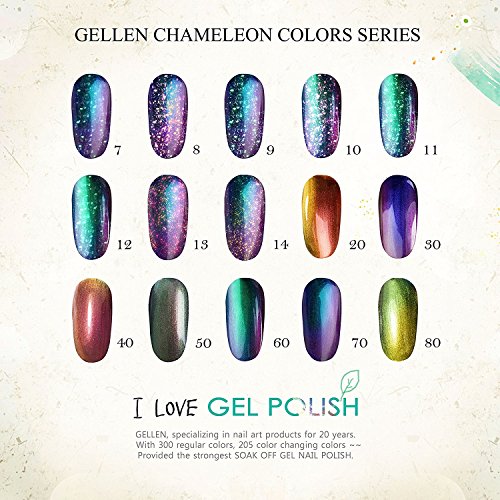 Gellen Top Coat und Base Coat UV /LED Lampe Unterlack(10ml) & Überlack(10ml) - 5