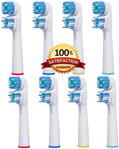 Beauty Nymph Generic for Replace Oral B SB417A Braun Oral Compatible High Quality Replacement Rotary Electric Toothbrushes Heads (8pcs)