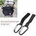 Yongse 2Pcs Universal Buggy Mummy Clips Pram Pushchair Shopping Bag Hooks Carabiner
