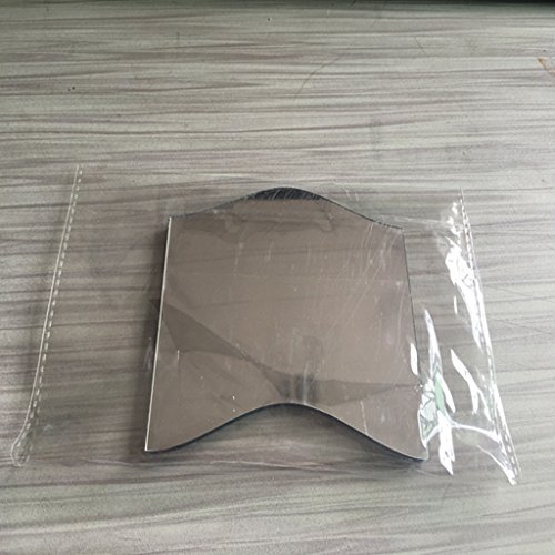 6pcs Silber Wellenmuster Dekor Kunst Abziehbild Spiegel Stil Wandaufkleber Kindzimmer - 7