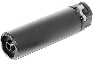 AIRSOFT WEBSITE Airsoft Gear Parts Accessories 5KU 133mm SOCOM556 Mini-2 RC Suppressor with -14mm CCW Flashider Black