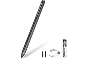 ANYQOO Stylet MPP 1.51 avec 1024 sensibilité à la Pression, Palm Reject, Pile AAAA, Longue durée de Vie, Compatible avec Microsoft Surface et Certains ASUS, Dell, HP, 2 Embouts remplaçables