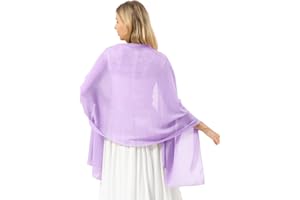 Bridesmay Femme écharpe en Mousseline