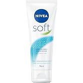 NIVEA Soft Cream 75 ml, Moisturizing Care Cream, Facial, Body, Hand, Skin Care with Jojoba Oil and Vitamin E, Instantly Absorbed Haf