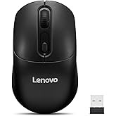 Lenovo 210 Wireless USB A Compact Mouse,1600 DPI Optica...