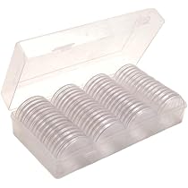 100 Capsules De Protection Pour Pièces De Collection - 4 Tailles (20-30mm) Avec Boîte De Rangement