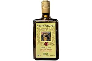 Scen Amaro Herbarius elisir di erbe antica ricetta dei monaci a base di sole erbe officinali 700ml depurativo gusto amabile 12,5% VOL (1)