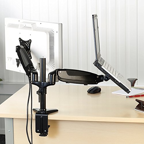 General Office Notebook-Auflage (bis 16″) mit VESA-Aufnahme für Monitor-Schwenkarme - 4